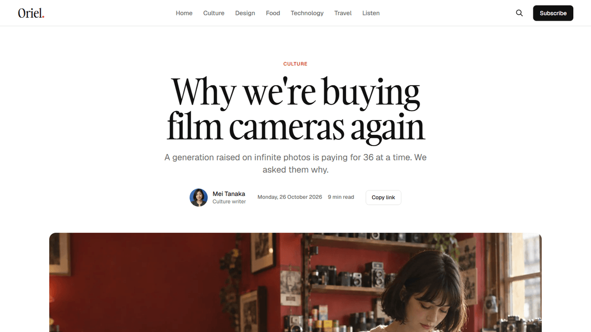 Why we're buying film cameras again