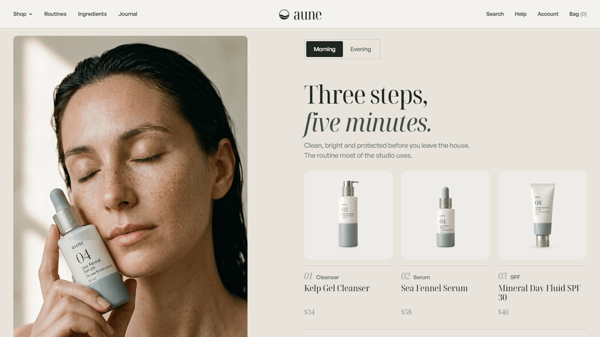 Three steps, five minutes