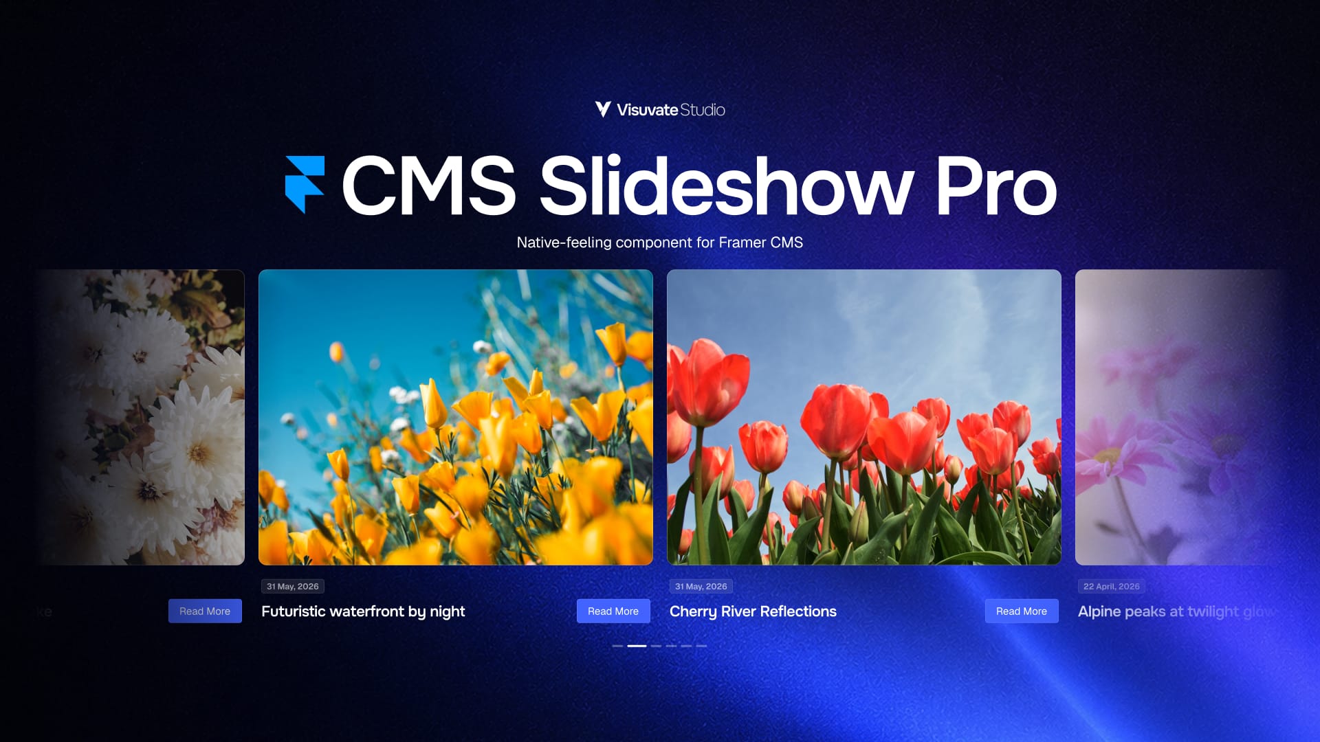Advanced CMS Slideshow for Framer