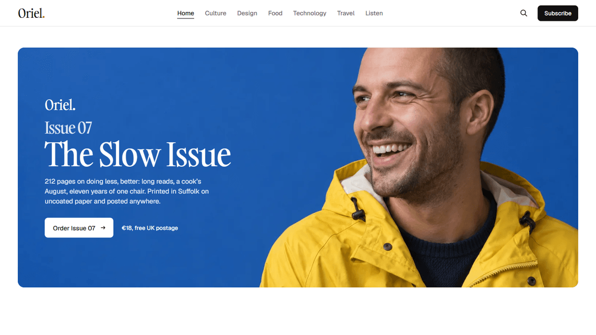 Issue 07, The Slow Issue