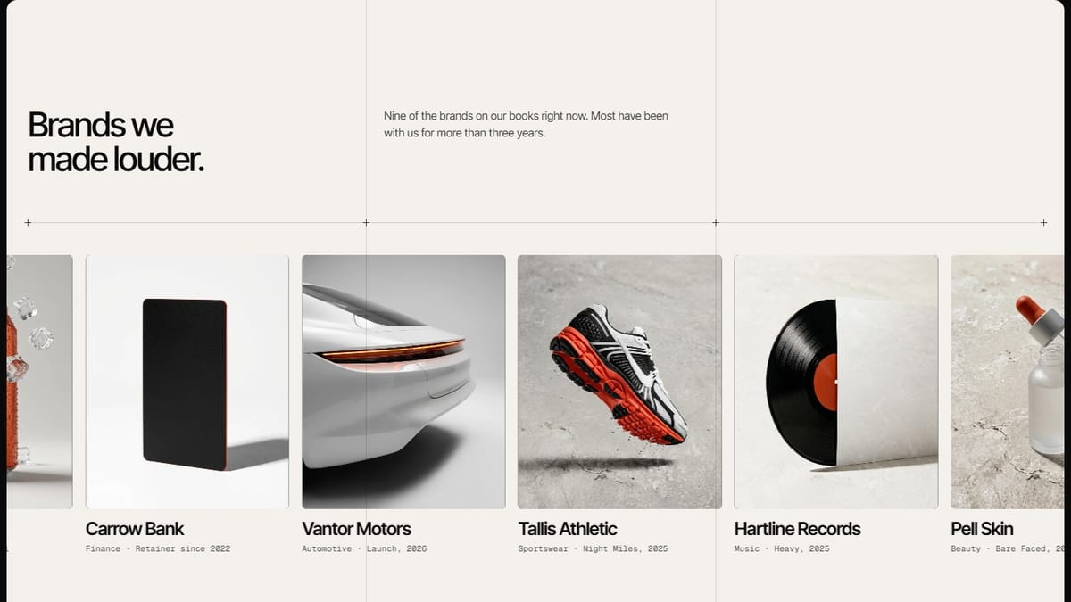 Brands we made louder