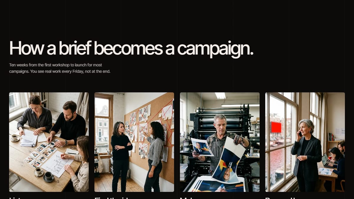 How a brief becomes a campaign