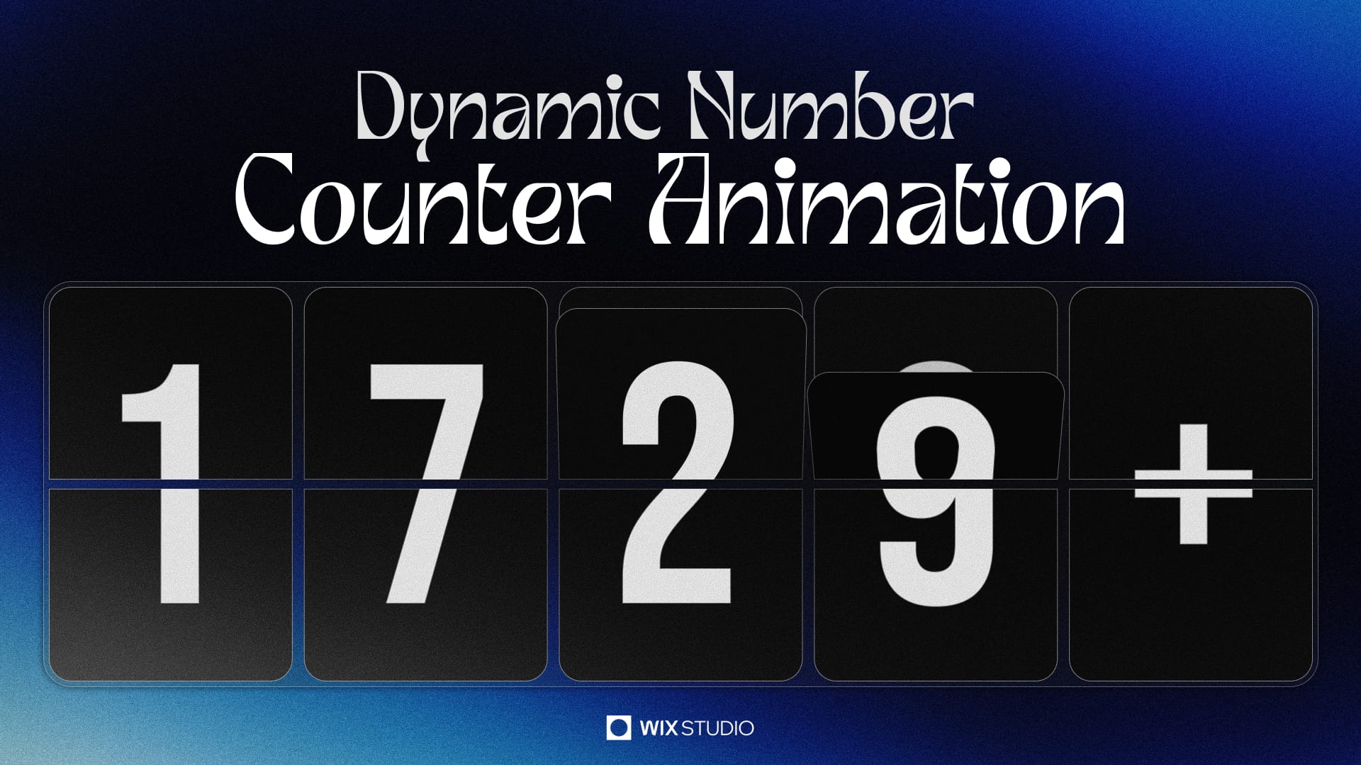 Smart Animated Counters in Wix Studio