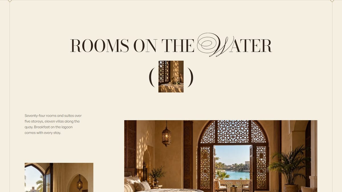 Rooms on the water
