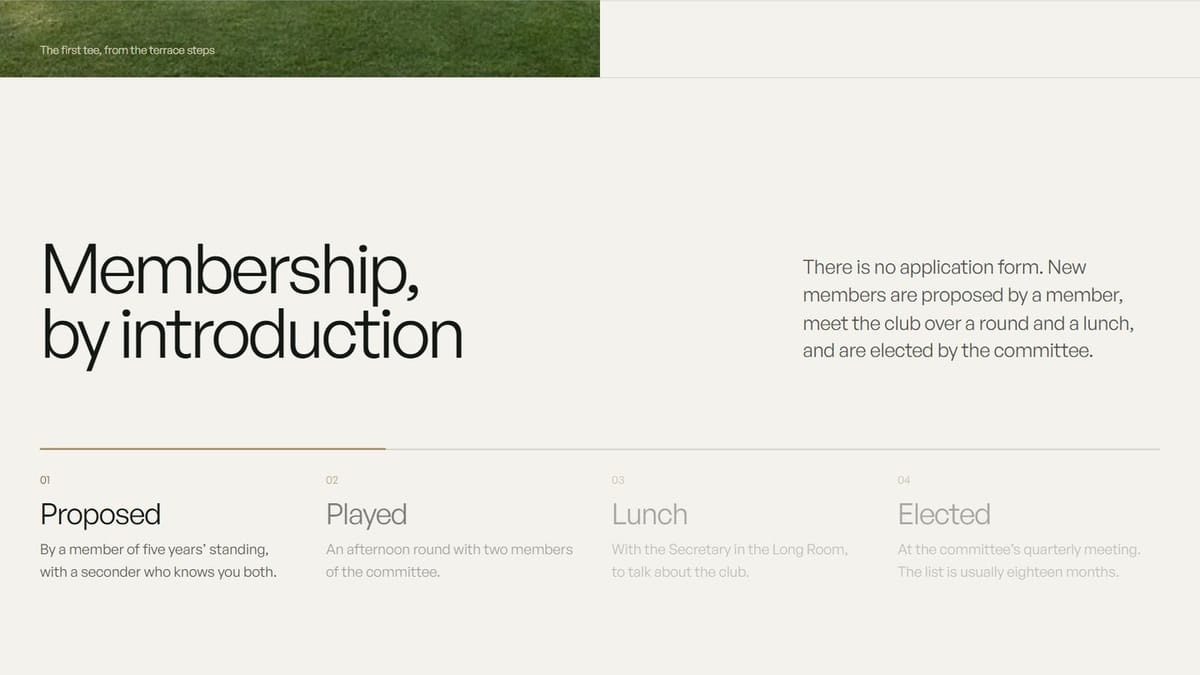 Membership by introduction