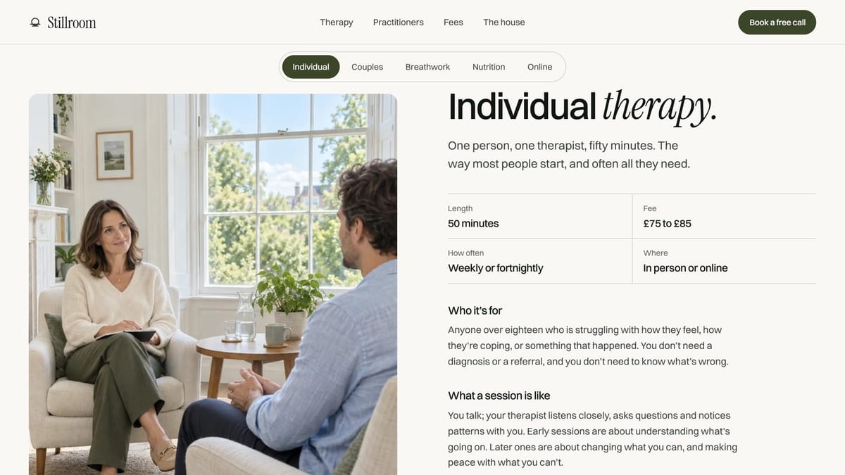 Individual therapy