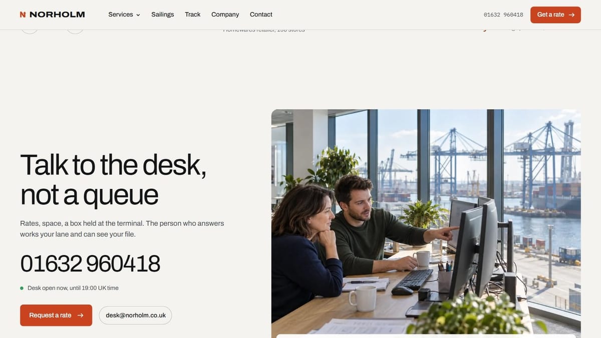 Talk to the desk