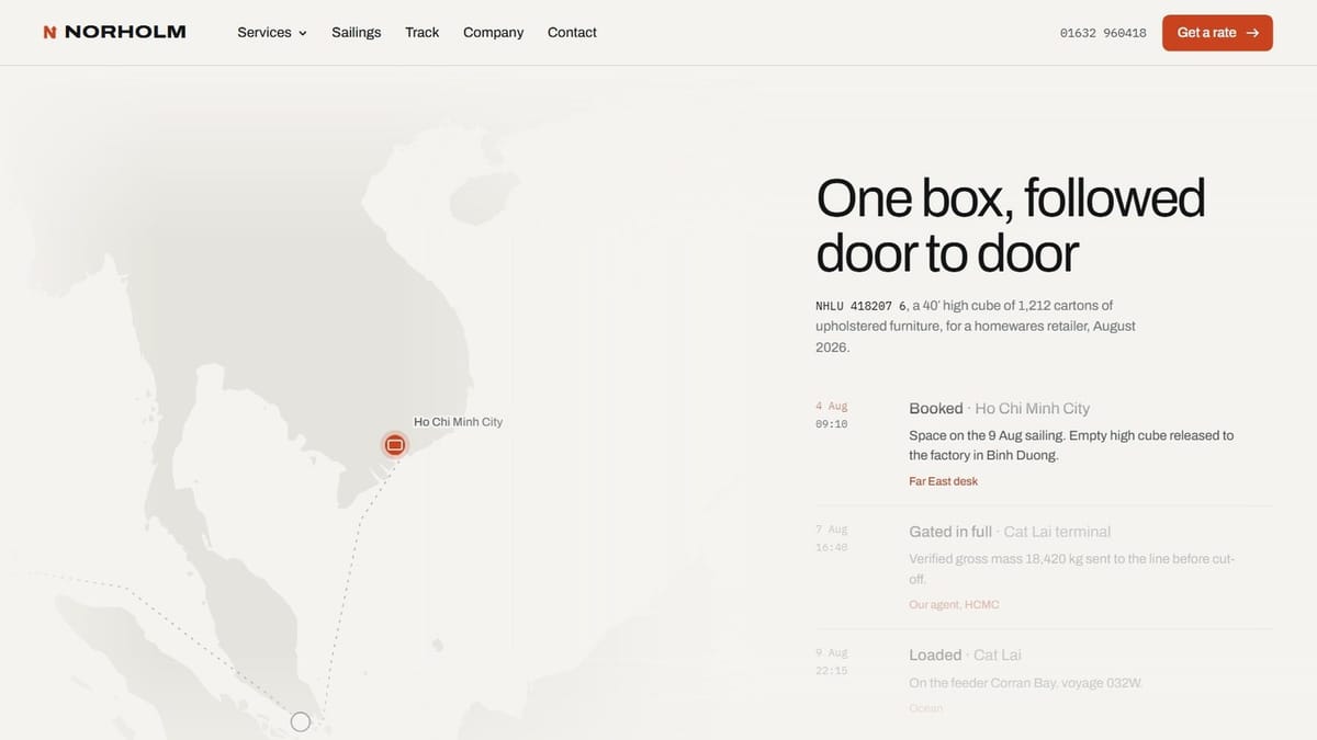 One box, door to door