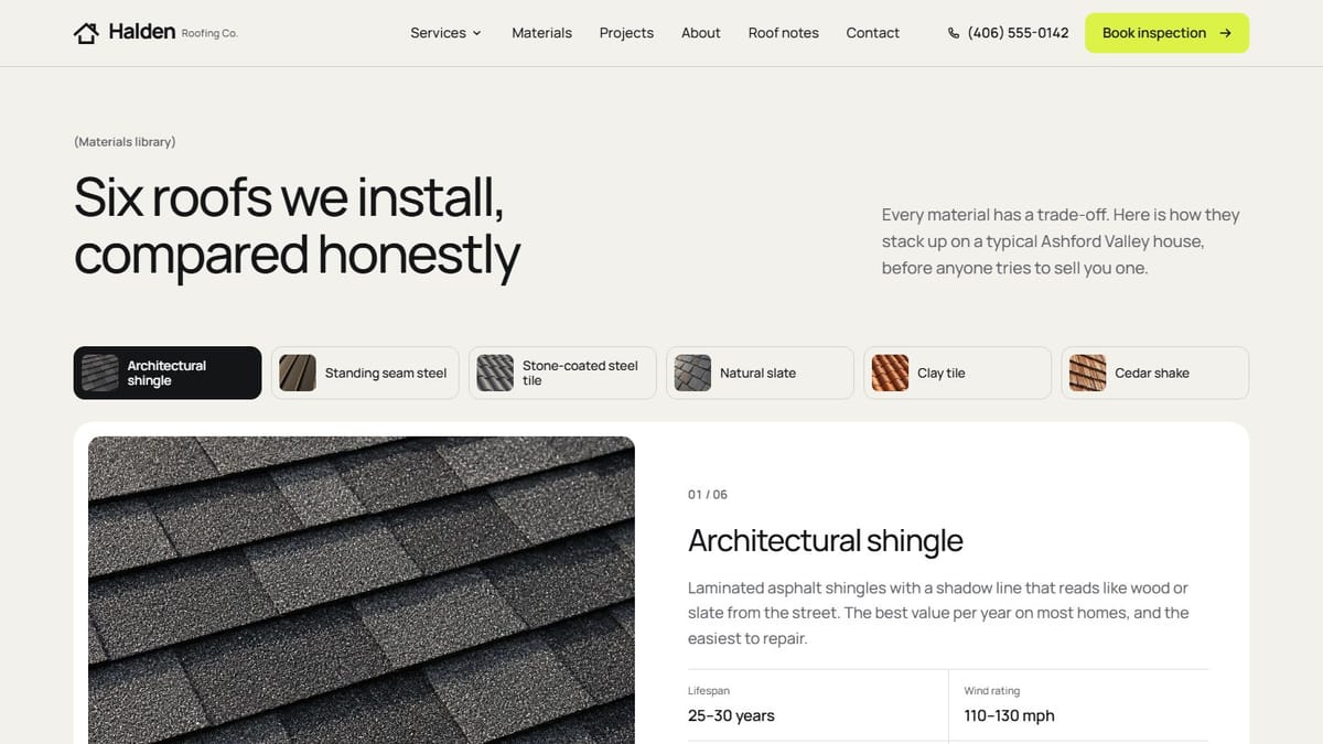 Materials library