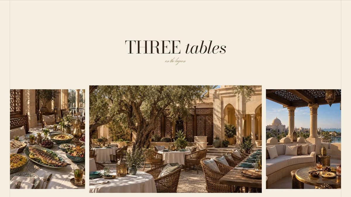 Three tables