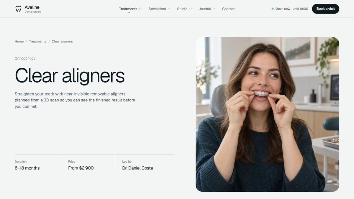 Clear aligners